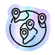 Omg Icon Badge Global